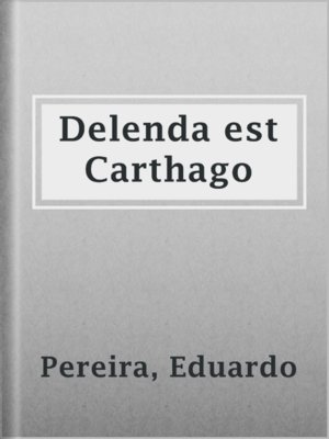 cover image of Delenda est Carthago
